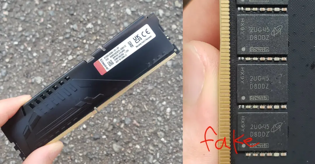 ماژول رم کینگستون با تراشه‌های DDR4