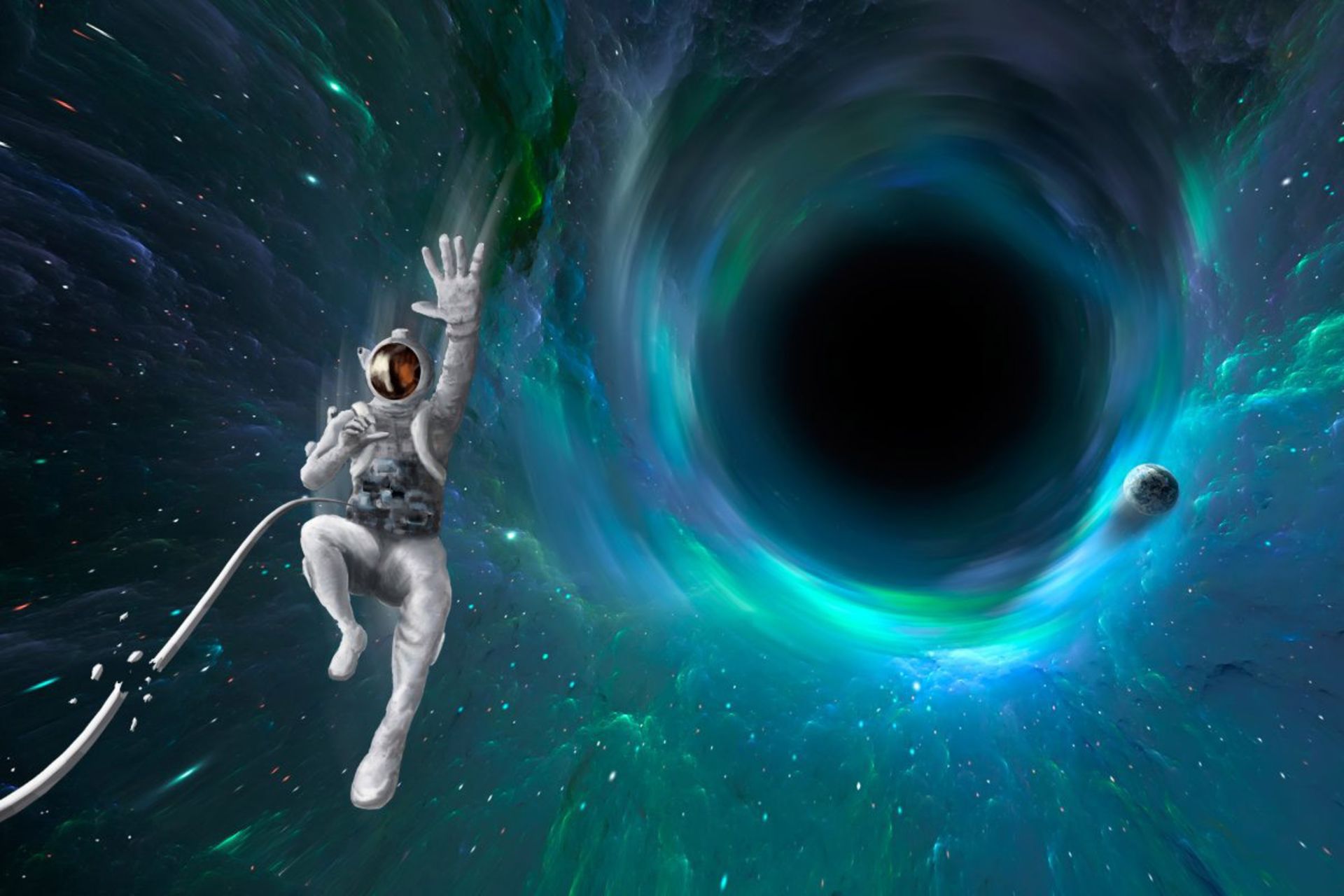 سقوط فضانورد در سیاهچاله