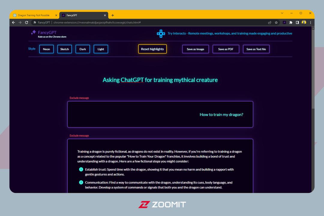 افزونه FancyGPT برای گوگل کروم