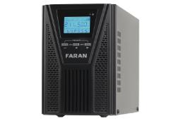 نمای نیمرخ پنل جلوی یو پی اس فاران مدل Titan Plus با ظرفیت 1000 ولت آمپر با نمایش پنل جلو و سمت راست