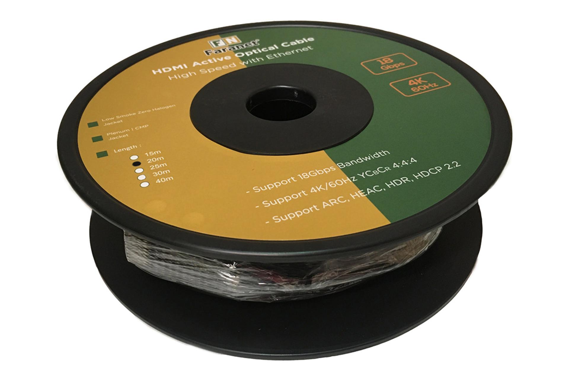فرانت Optical Fibre 4K 60Hz نسخه 2.0 با طول 20 متر از نمای پرسپکتیو
