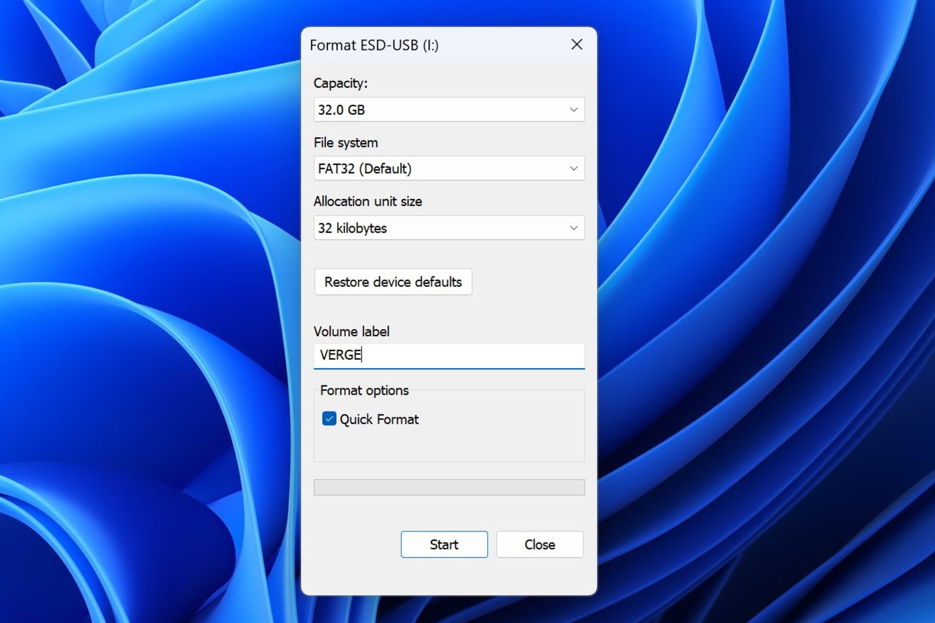 محدودیت ۳۲ گیگابایتی در سایز پارتیشن FAT32 ویندوز ۱۱