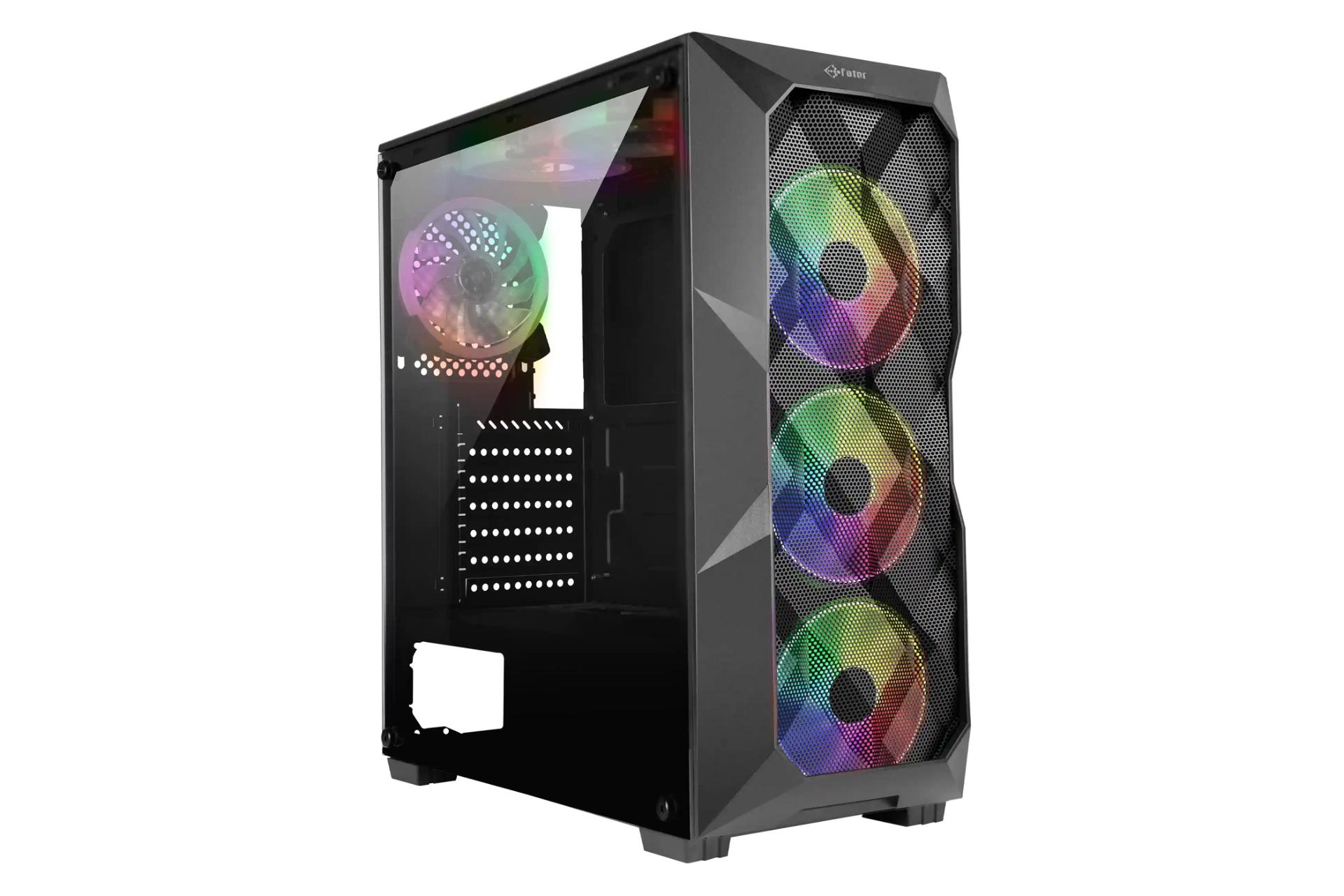 کیس کامپیوتر فاطر FG-730B نمای سمت چپ