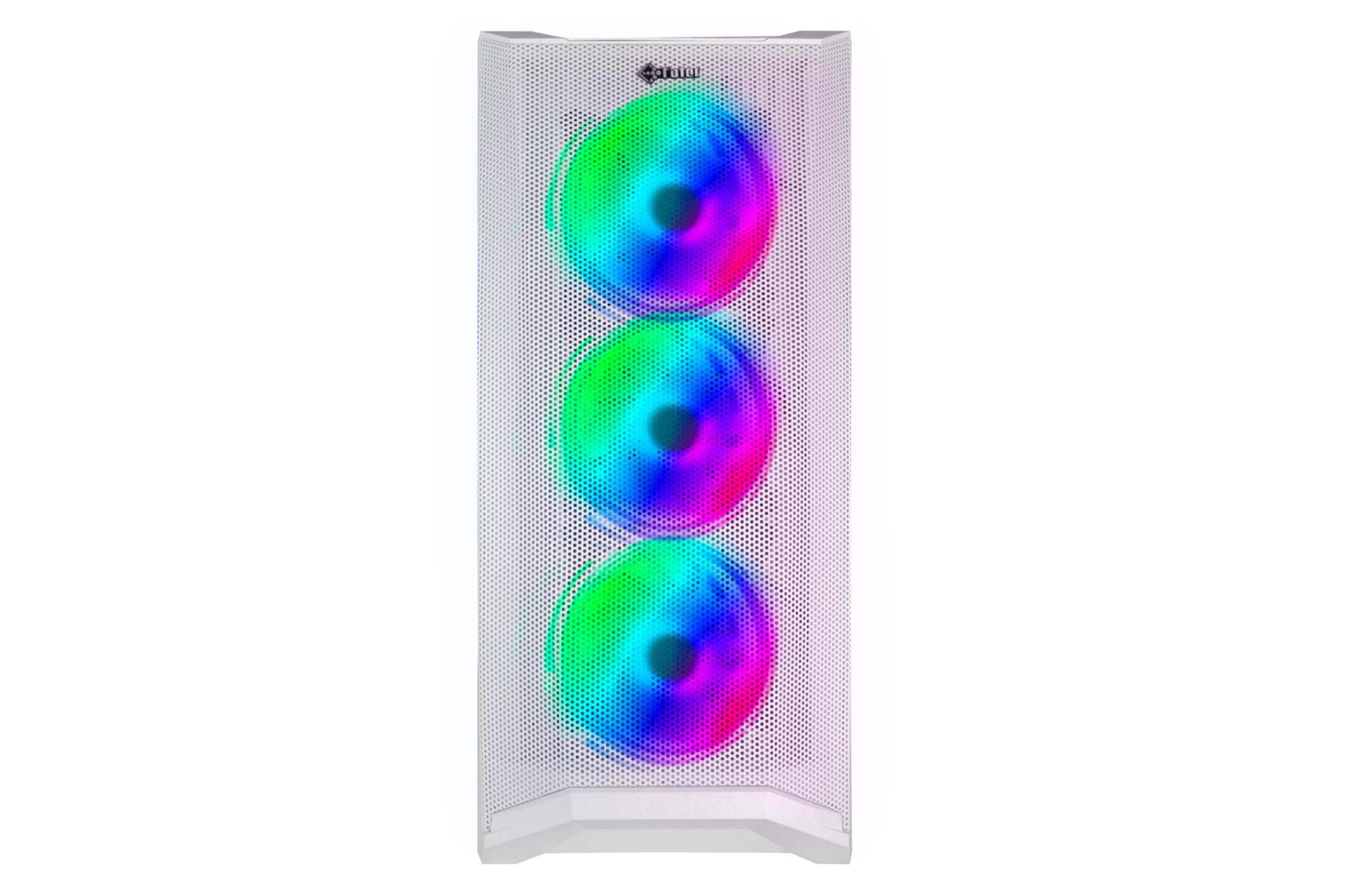 نمای جلو و نورپردازی کیس کامپیوتر فاطر FG-770W