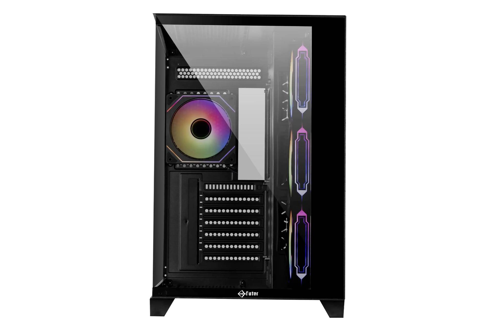 نمای رو به روی کیس کامپیوتر فاطر FG-880B با نمایش لوگو