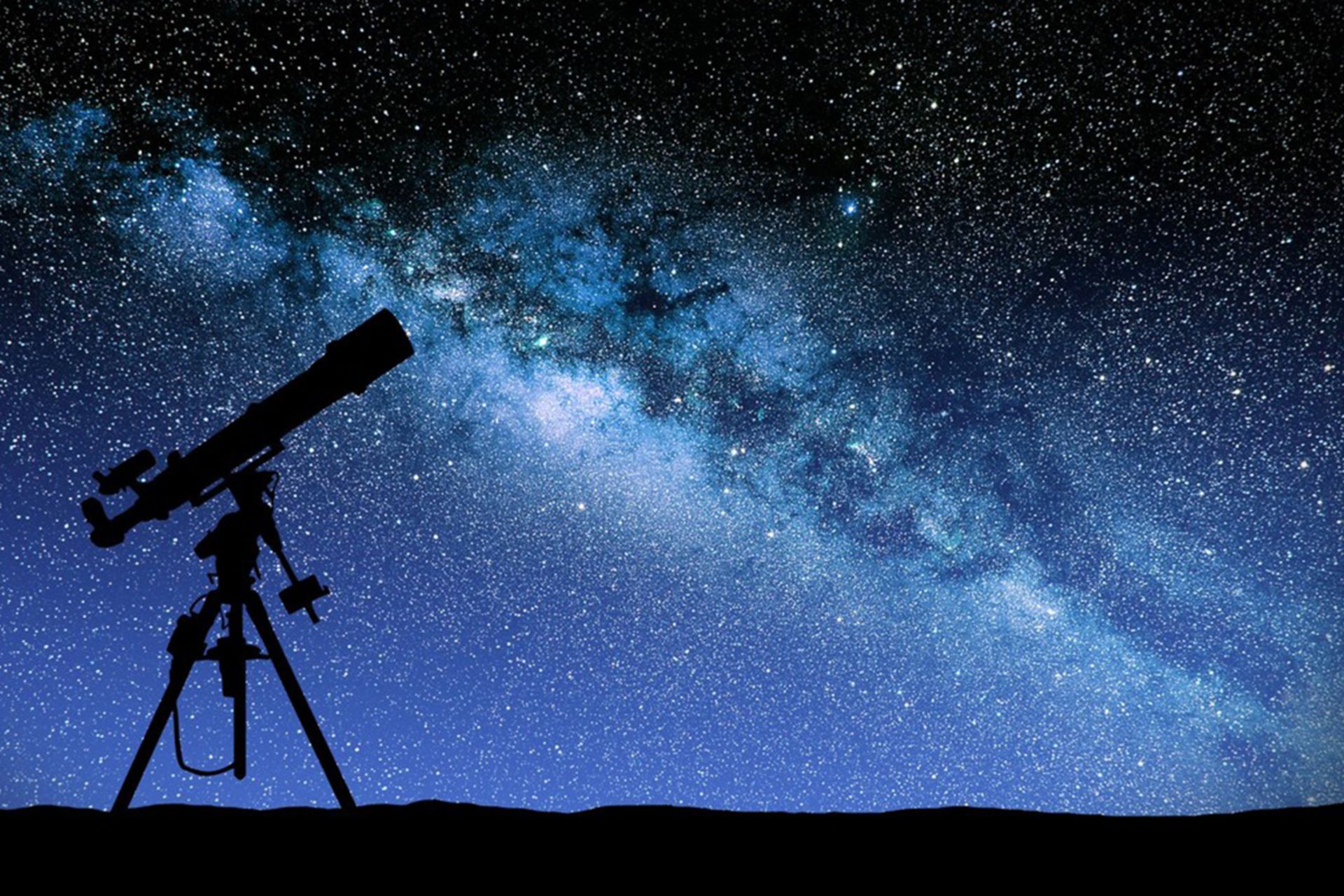 تلسکوپی رو به آسمان پرستاره