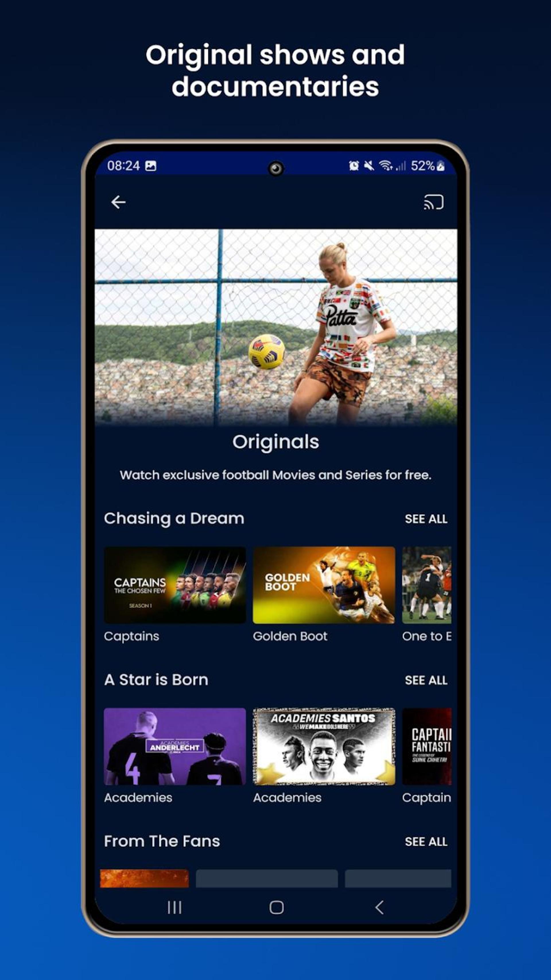 اپلیکیشن فوتبالی FIFA Plus