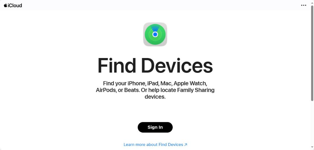 ردیابی مک‌بوک گمشده با iCloud