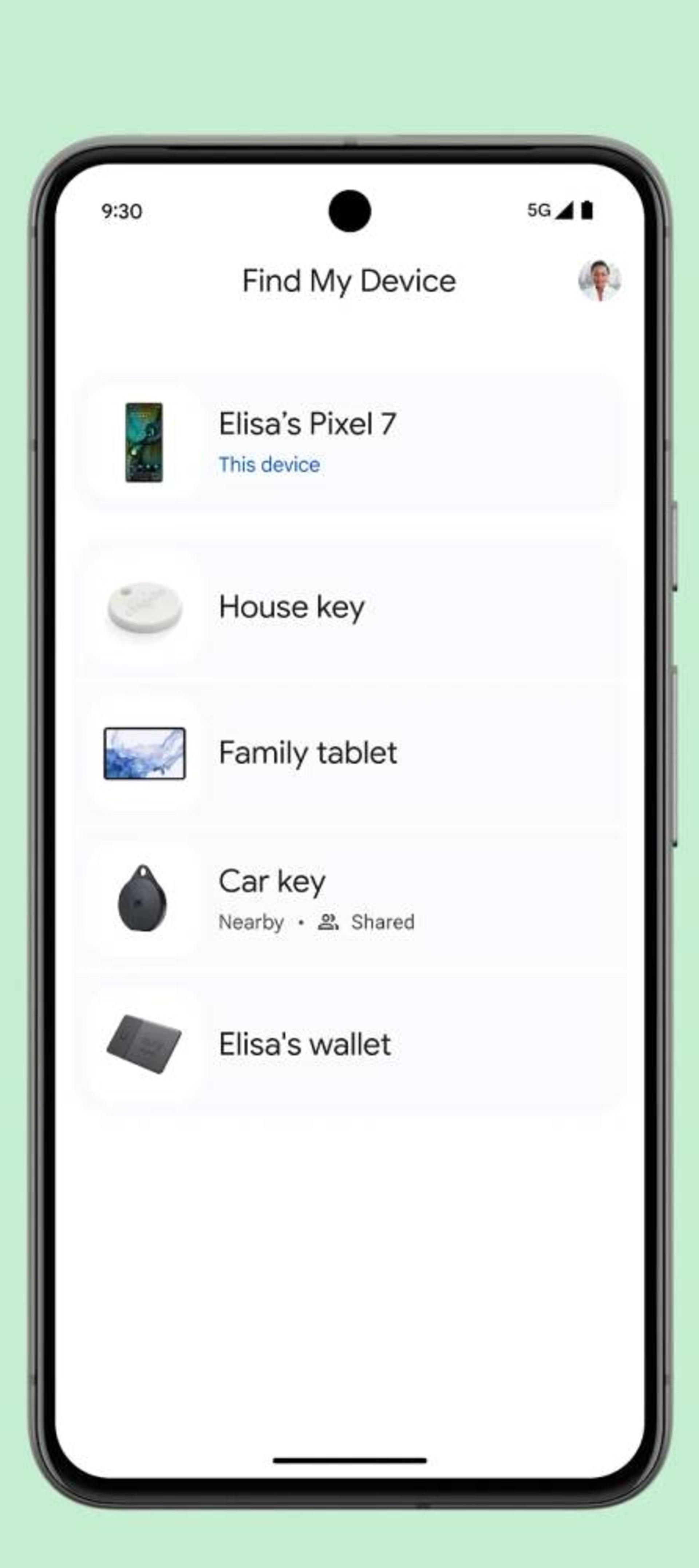 نمایش موقعیت مکانی دوستان در Find My Device اندروید