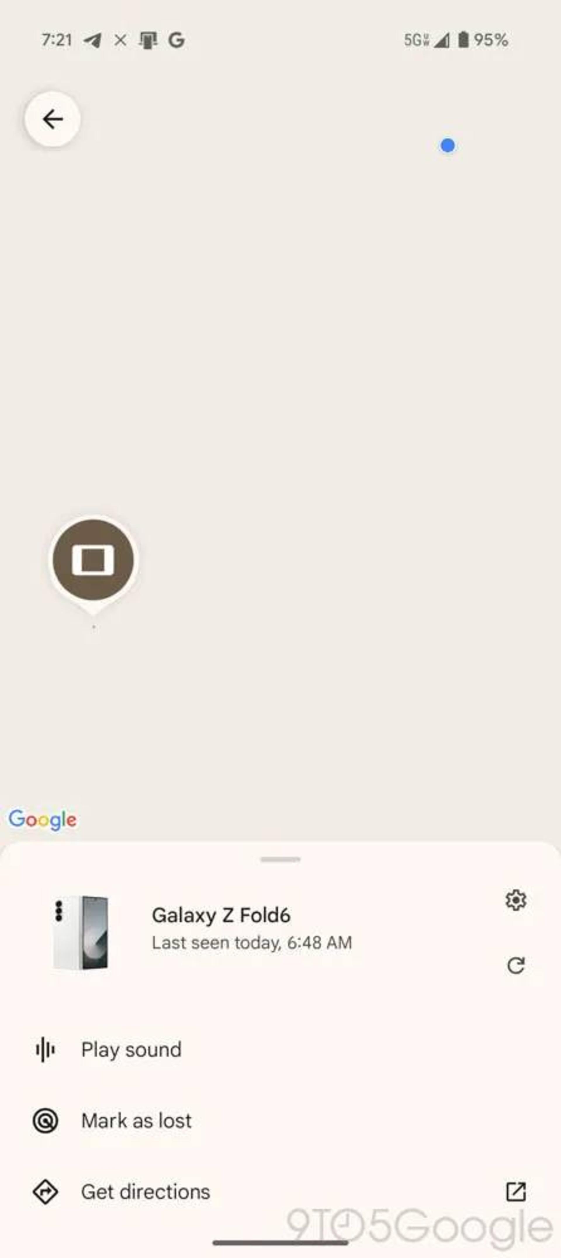 نمایش موقعیت مکانی دوستان در Find My Device اندروید