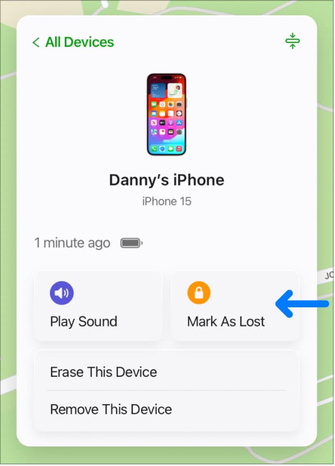 قابلیتLost Mode در Find My آی‌کلاود در مک بوک