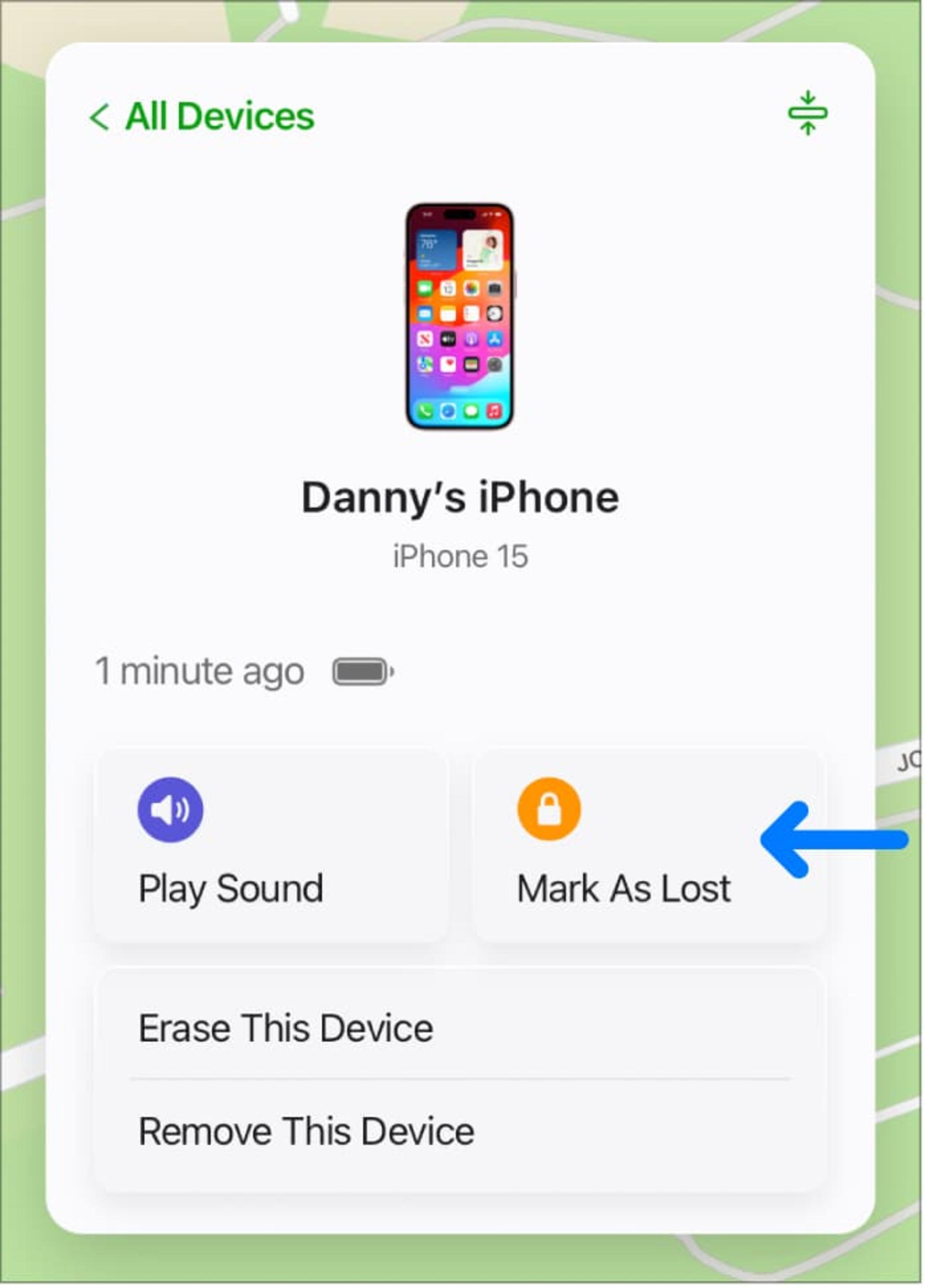 قابلیتLost Mode در Find My آی‌کلاود در مک بوک