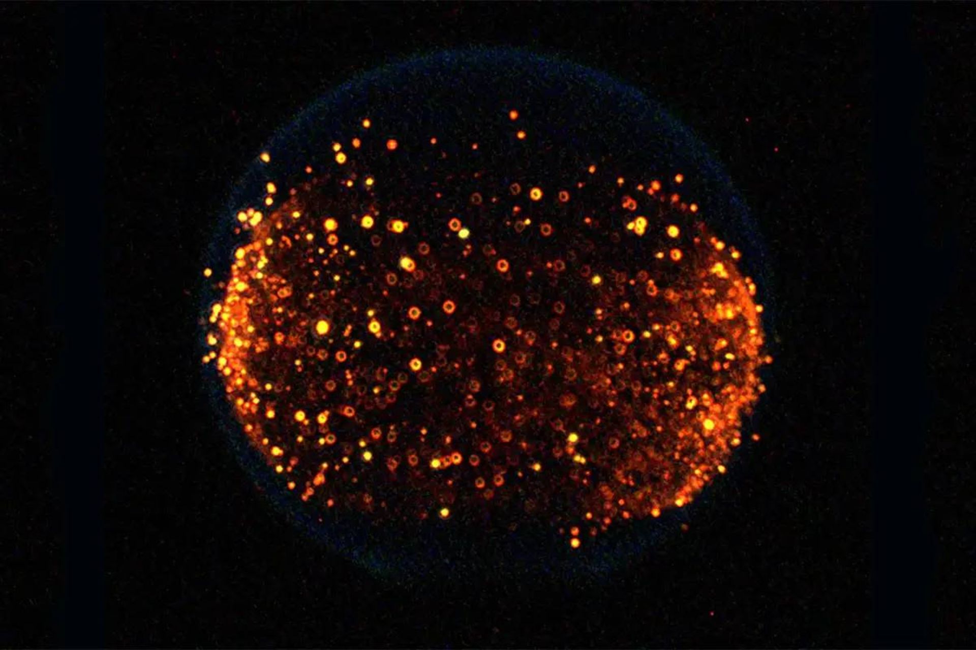 آتش تصویر برداری شده در فضا