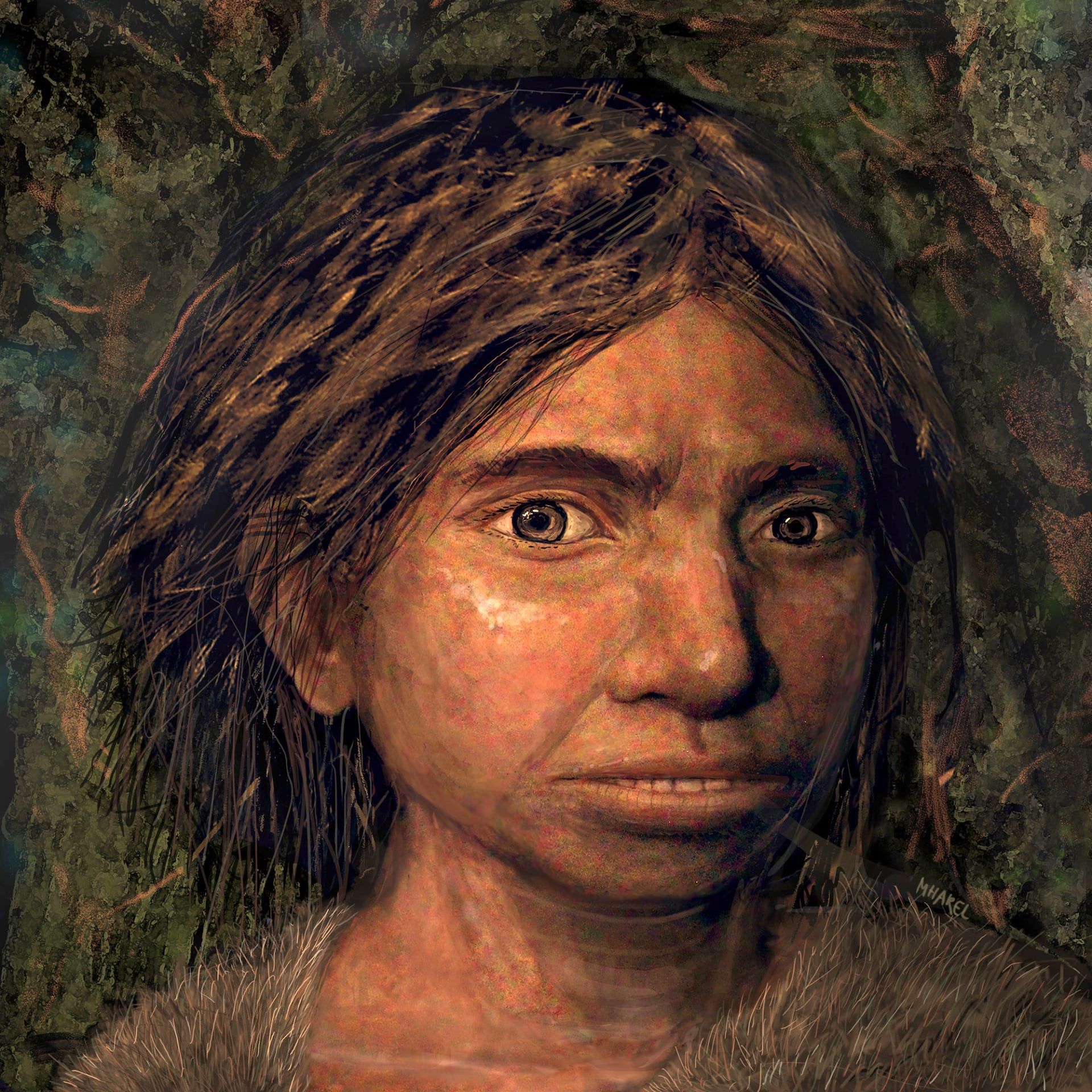 The first portrait of a 13-year-old Denisova woman reconstructed from ancient DNA