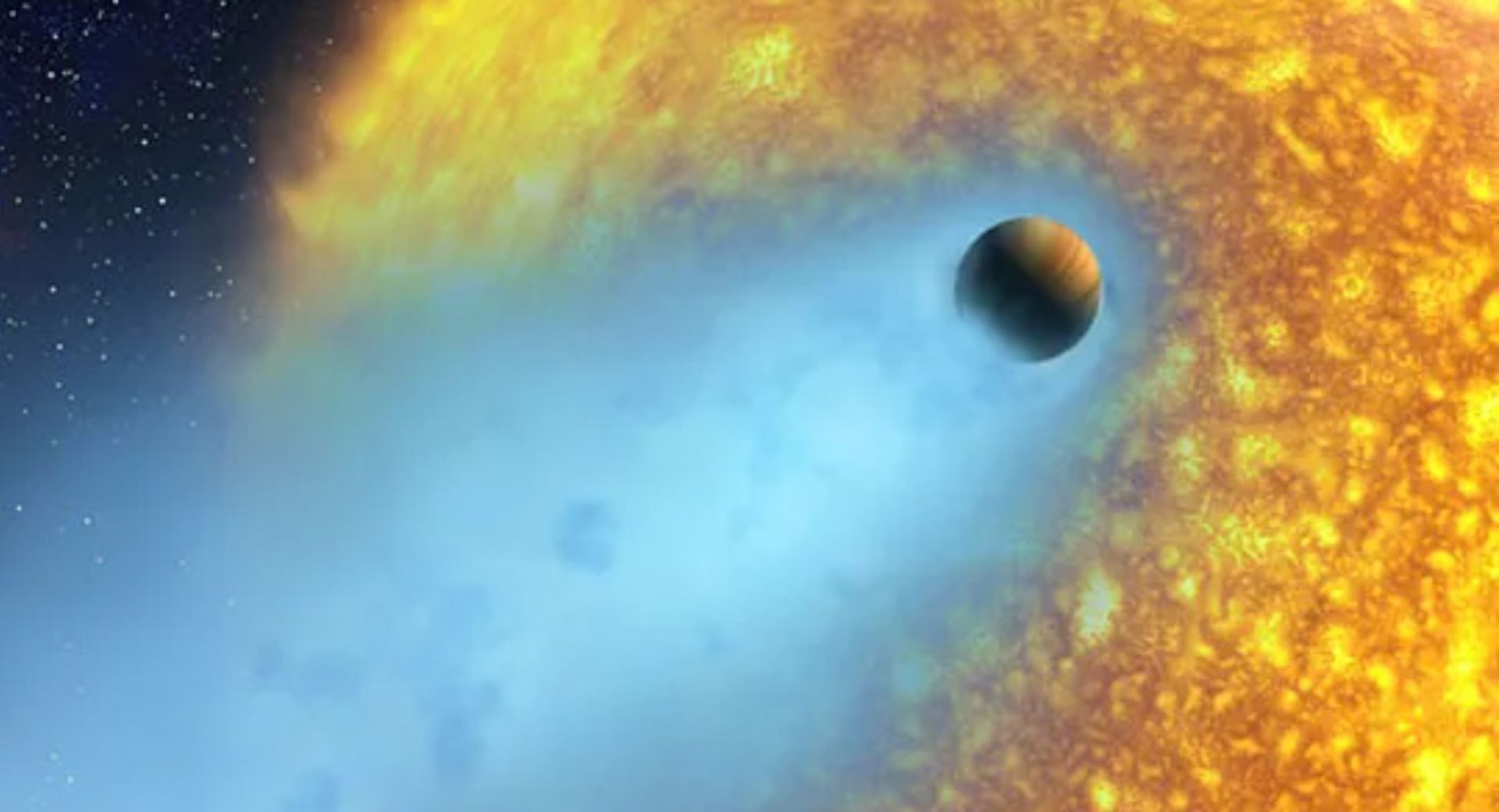 The first exoplanet with an atmosphere