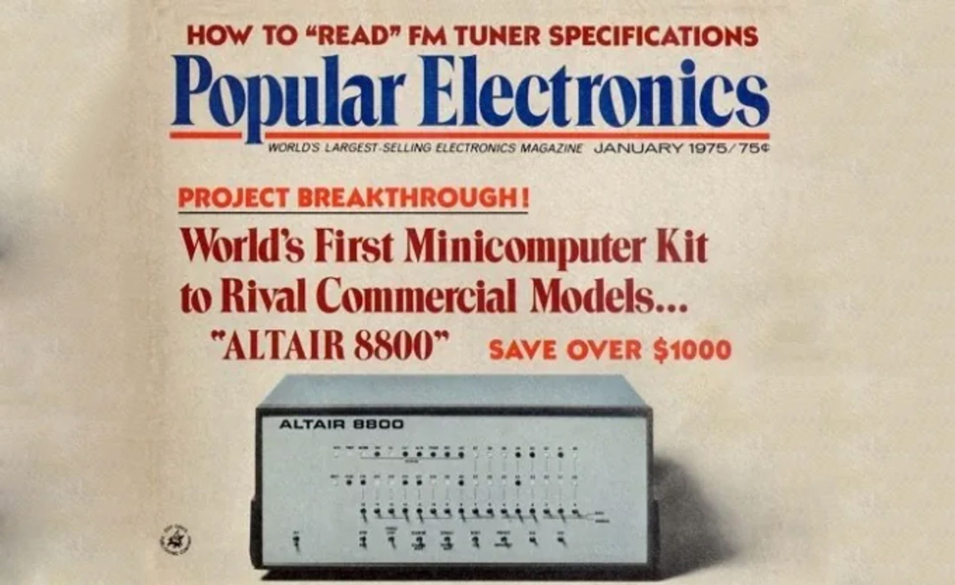 عکس اولین کامپیوتر مجهز به پردازنده‌ي اینتل