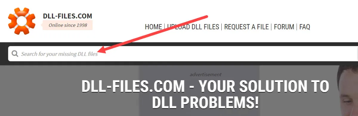جستجوی DLL در وب‌سایت