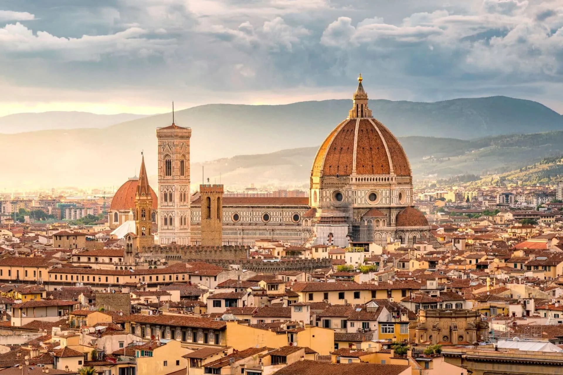 منظره شهری از فلورانس ایتالیا