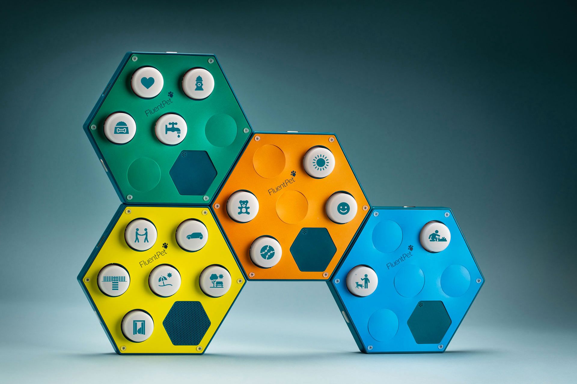 پد ارتباط برقرار کردن حیوانات که رنگ های مختلف دارد