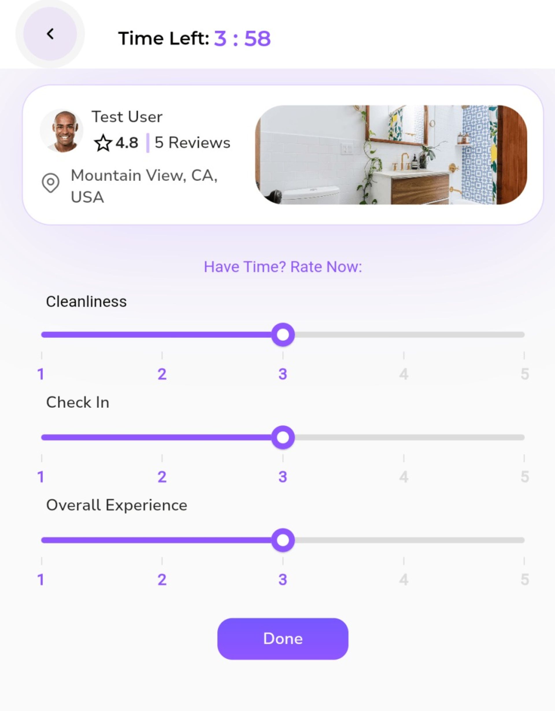 رابط کاربری اپلیکیشن فلاش و رتبه دادن به سرویس بهداشتی