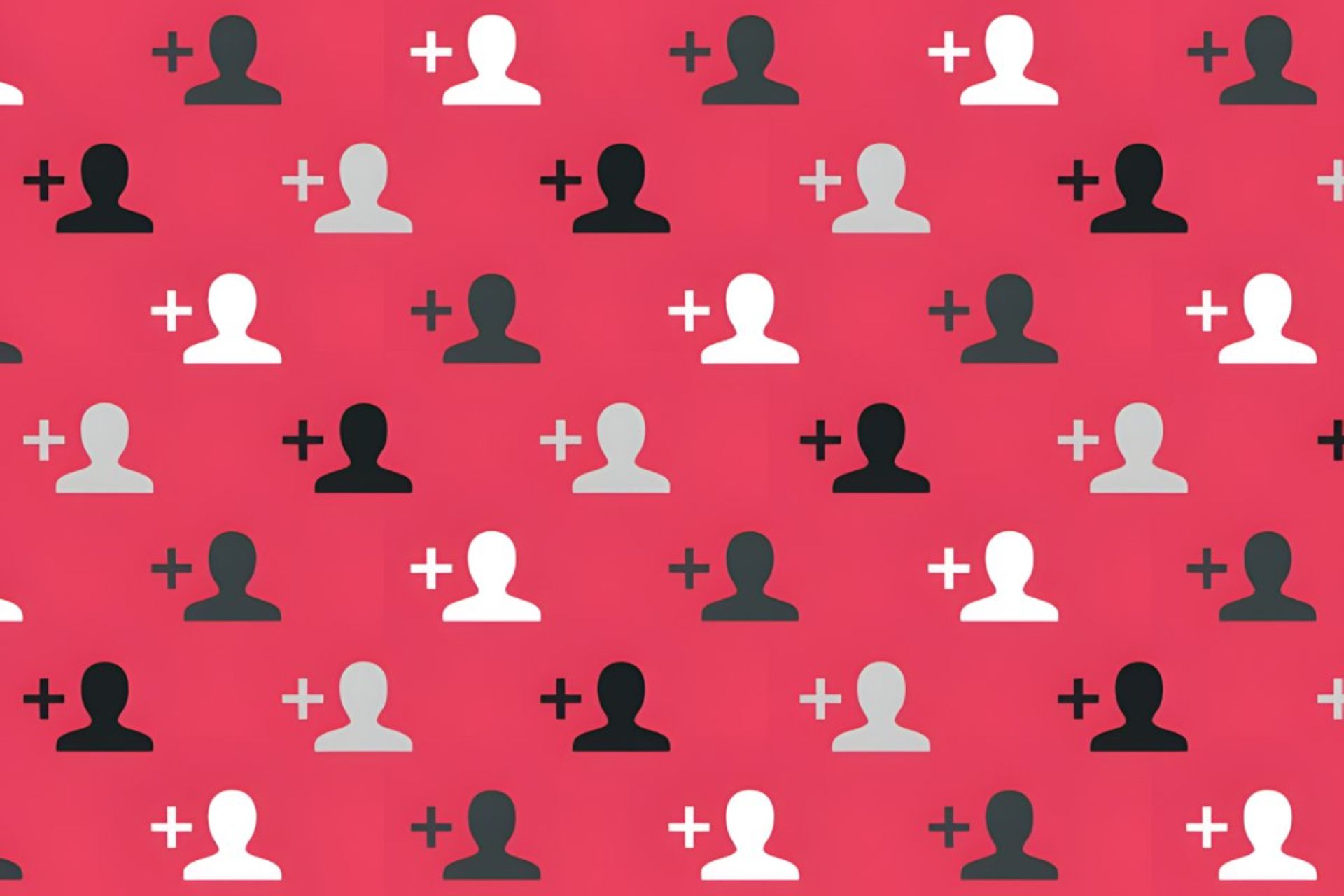 آیکون های فالوور سفید و مشکی