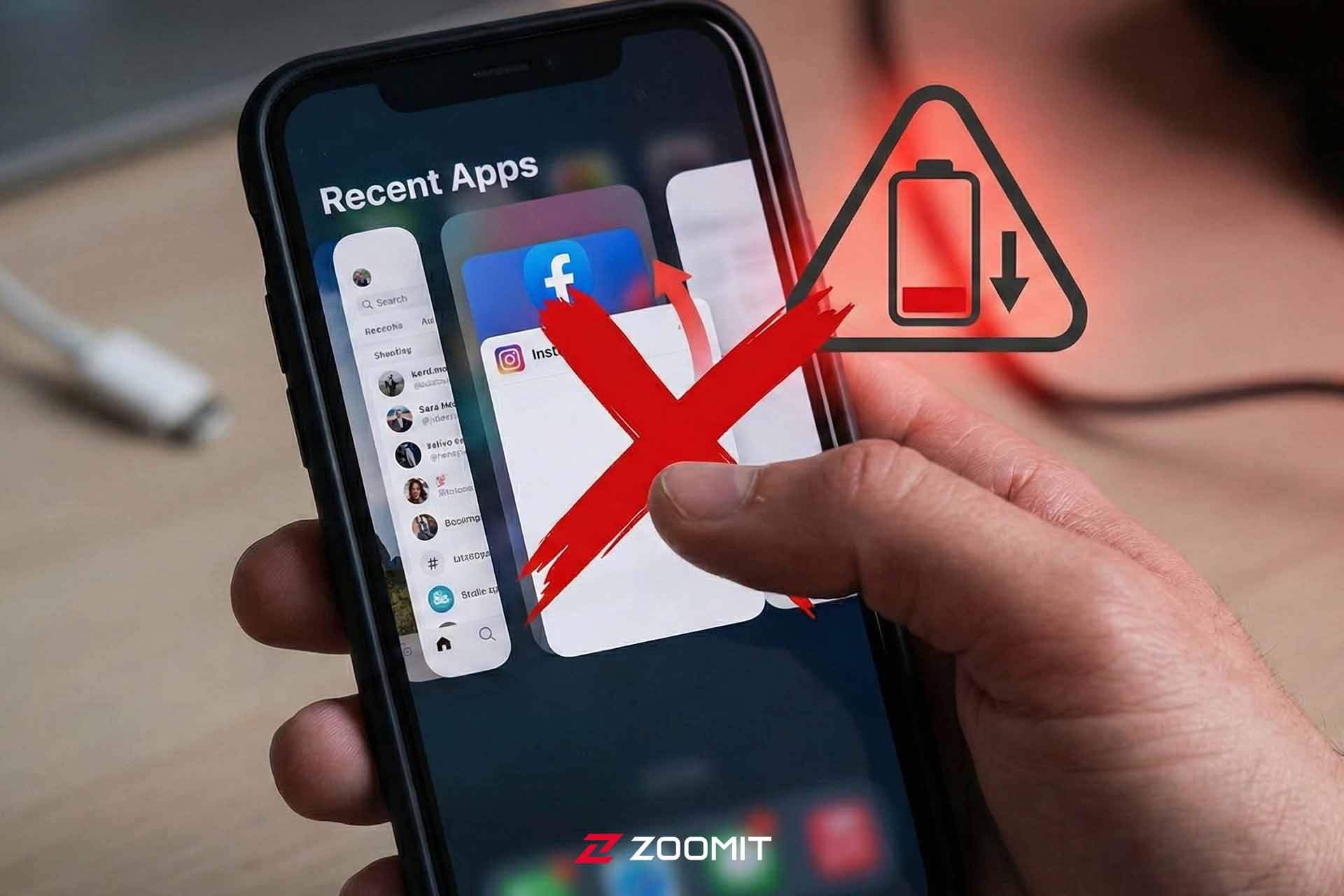 استفاده از force quit برای بستن برنامه‌ها