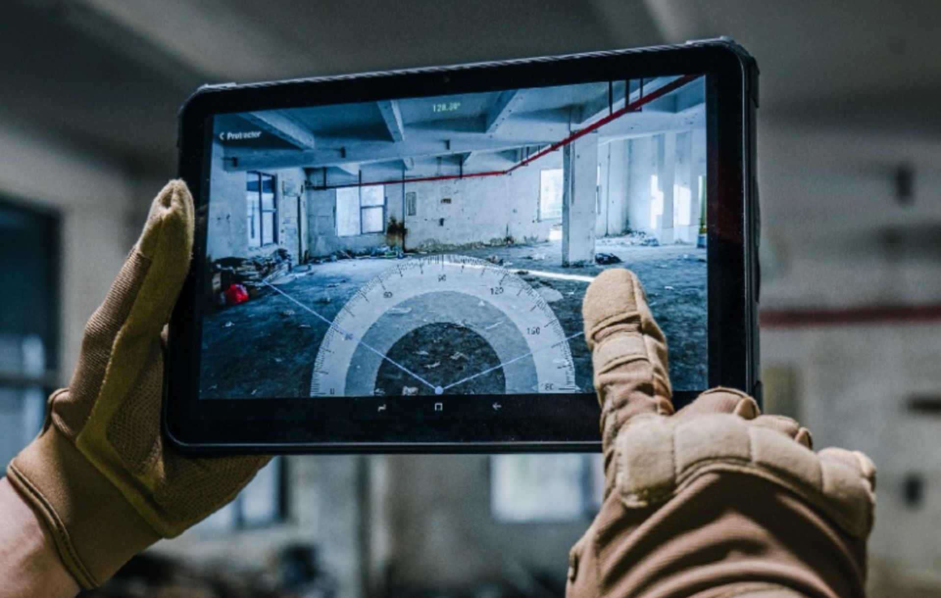 نمایشگر تبلت فوسیبات DT2 روی حالت تنظیم دوربین