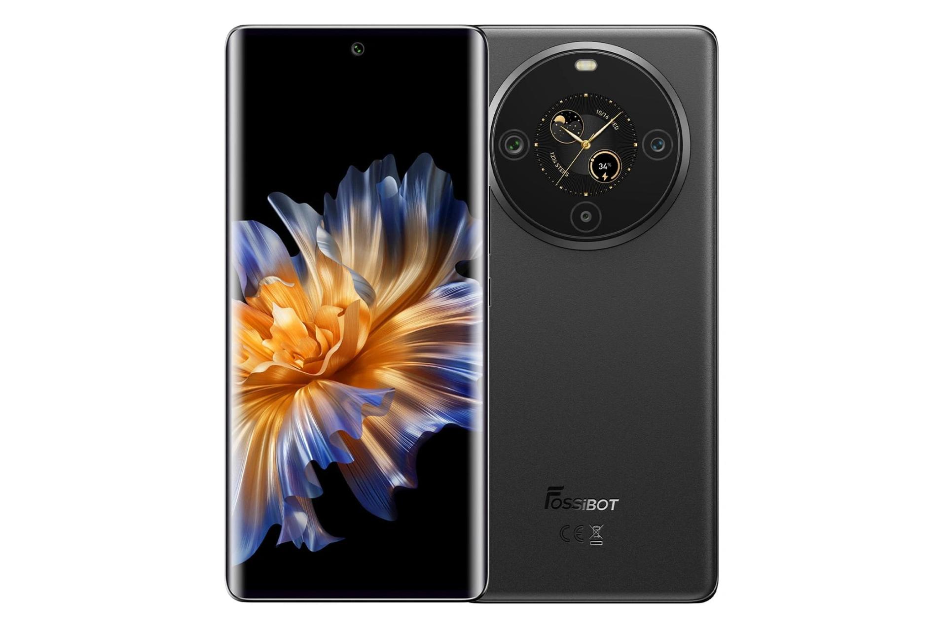 پنل جلو و پشت گوشی موبایل فوسیبات S3 پرو خاکستری تیره / FOSSiBOT S3 Pro