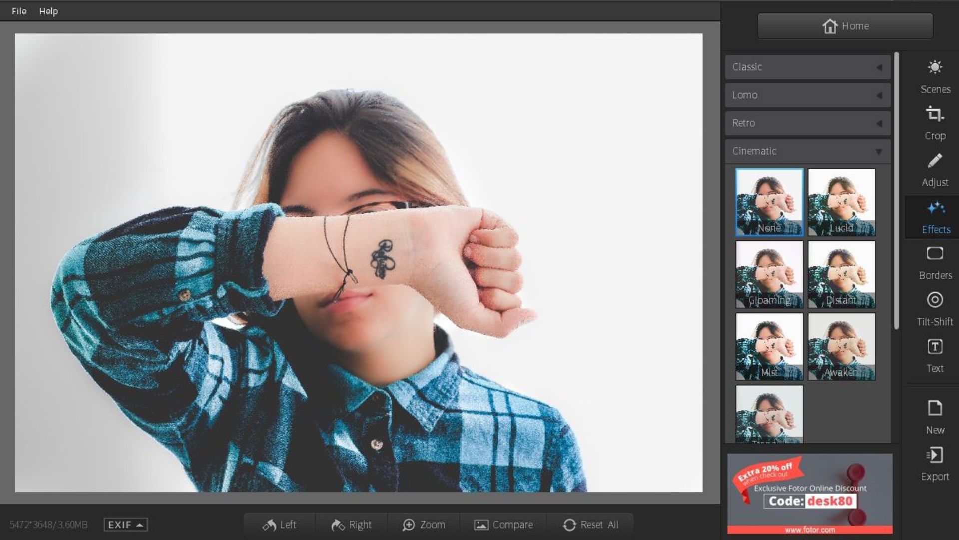 سرویس ابری Fotor برای ویرایش تصاویر