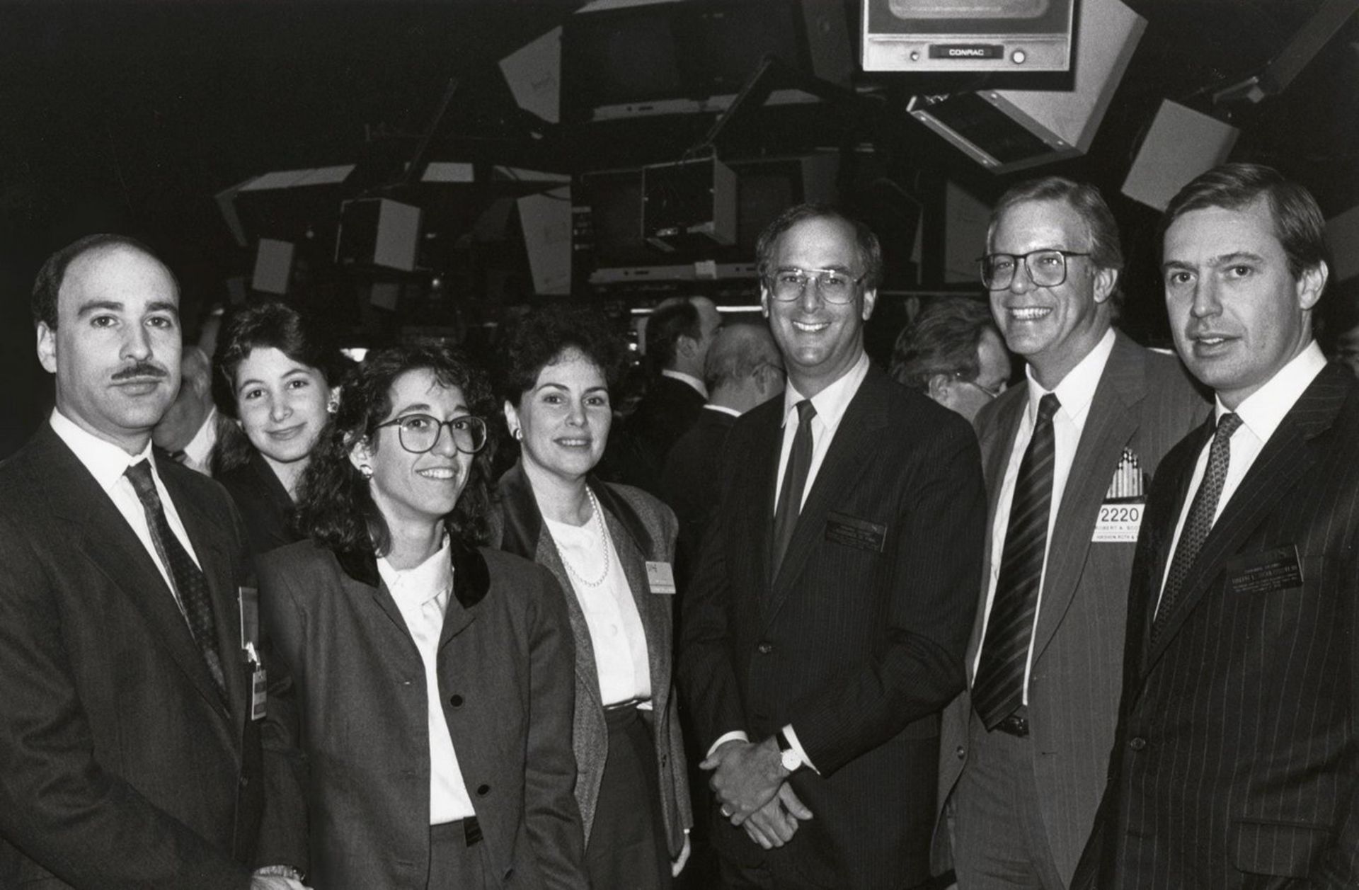 هم‌بنیان‌گذاران بلک‌راک. لری فینک سومین نفر از سمت راست