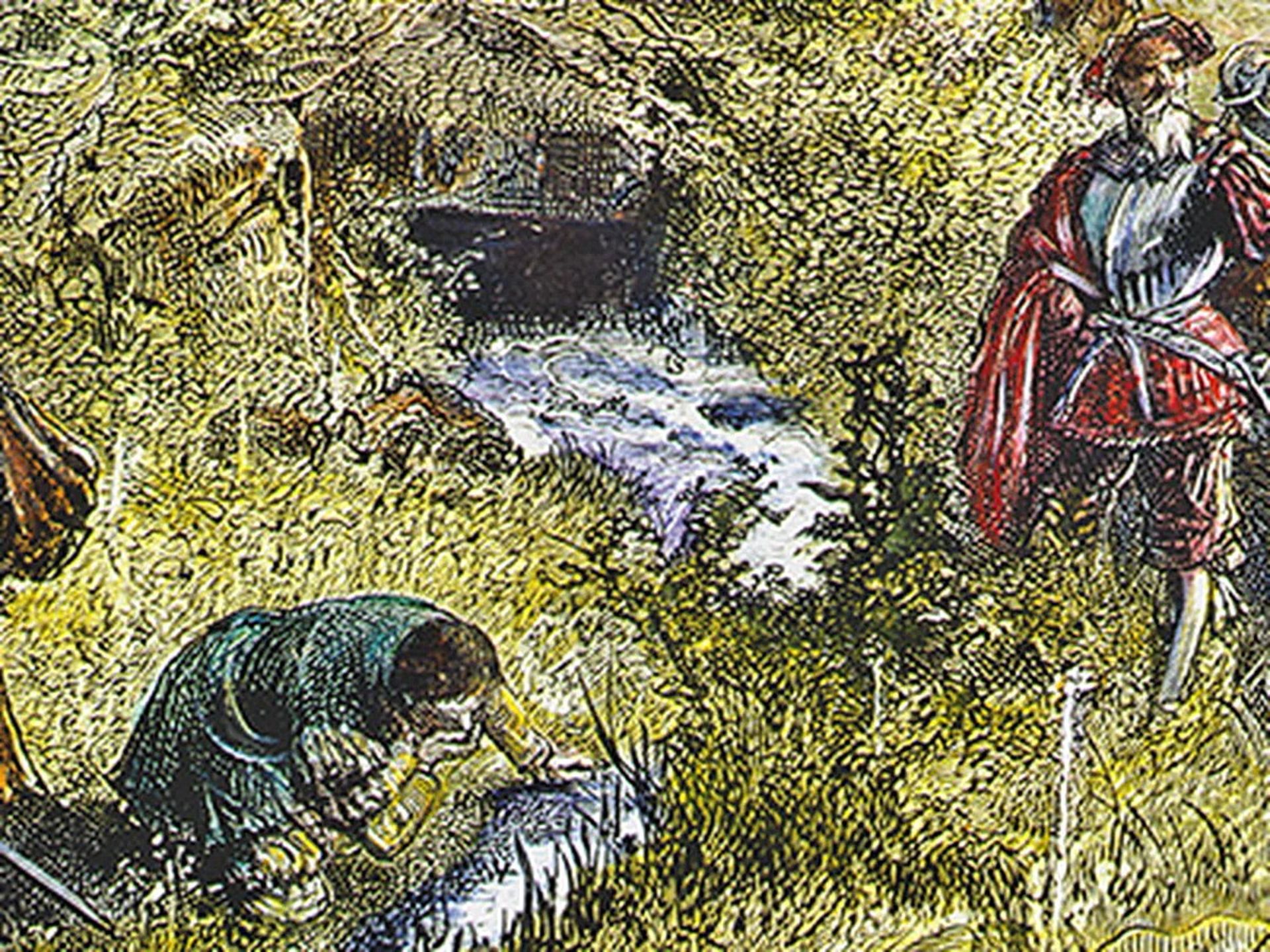 نقاشی خوان پونس د لئون و چشمه جوانی