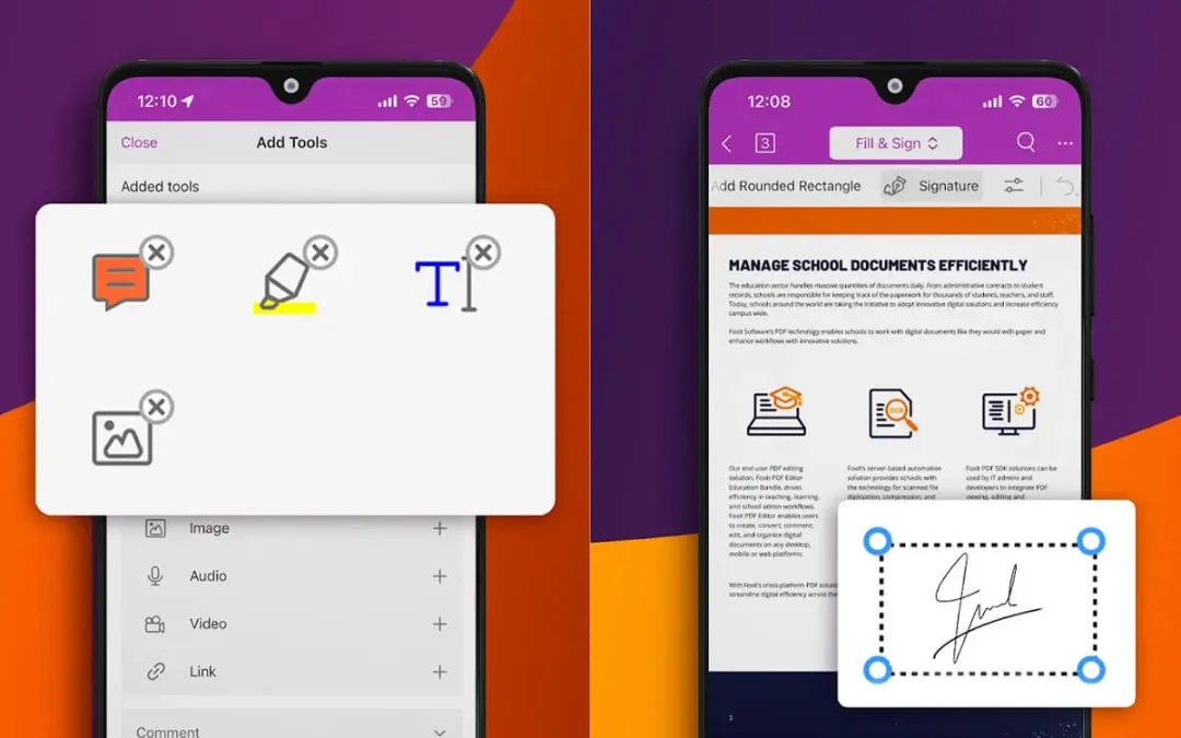 دانلود رایگان نرم افزار ویرایش pdf اندروید foxit pdf editor