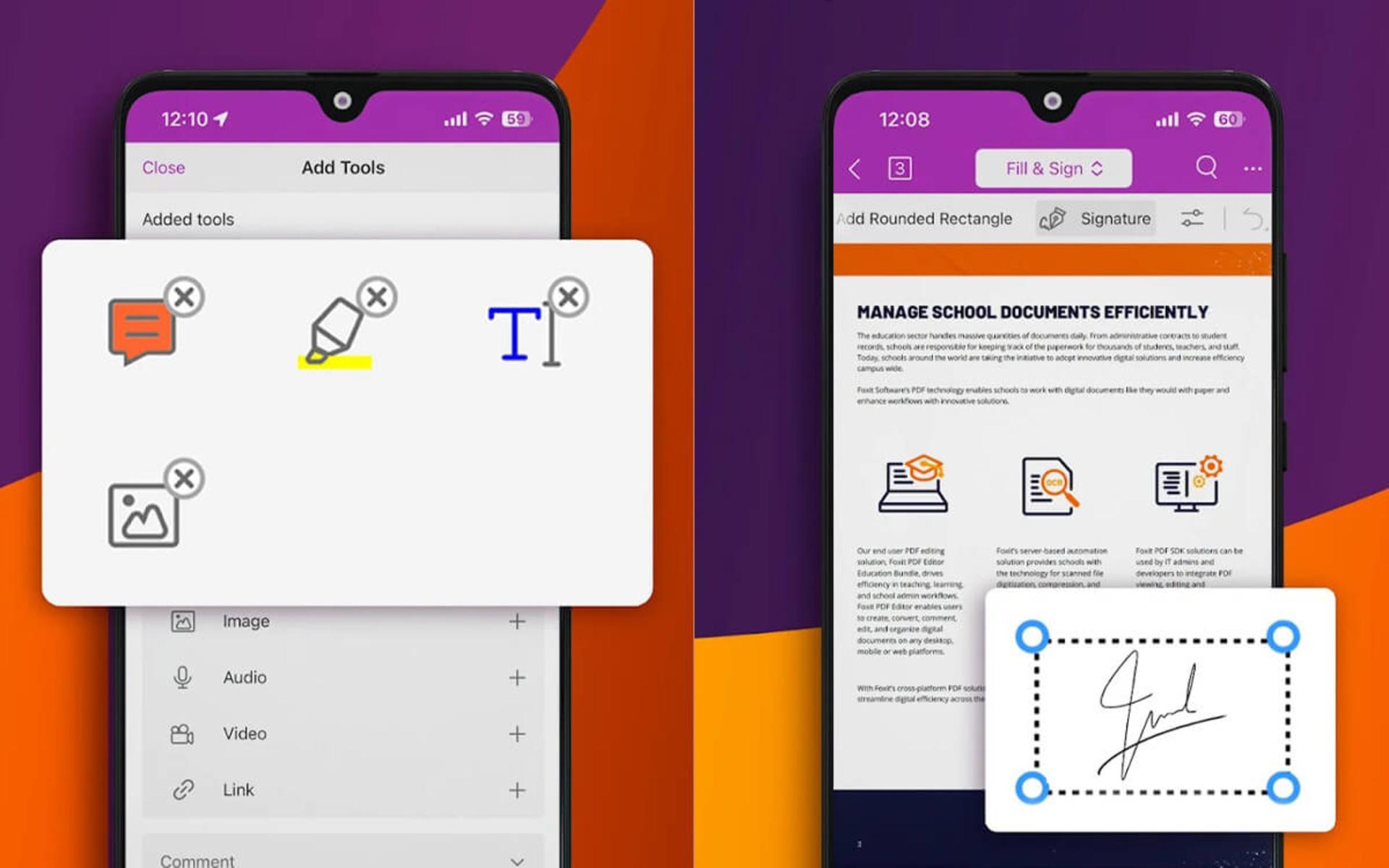 دانلود رایگان نرم افزار ویرایش pdf اندروید foxit pdf editor