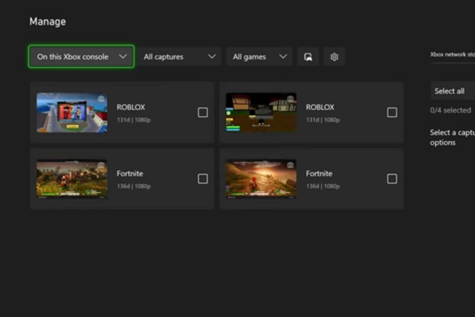 آزادسازی فضای ذخیره‌سازی ایکس باکس