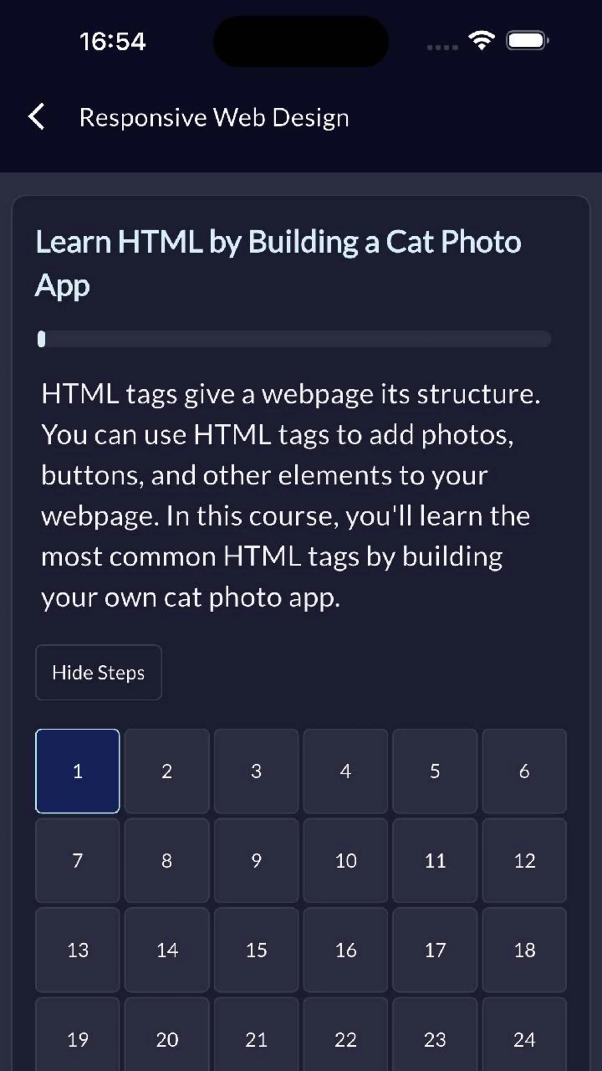برنامه یادگیری کدنویسی FreeCodeCamp