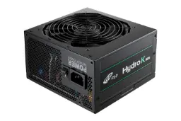 نمای نیمرخ پاور کامپیوتر اف اس پی HYDRO K PRO با توان 750 وات با نمایش پنل پشت و پنل کناری