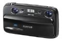 دوربین عکاسی فوجی فیلم Fujifilm FinePix Real 3D W3 نمای جلو و راست