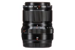 لنز فوجی فیلم Fujifilm XF 30mm F2.8 R LM WR نمای جانبی ایستاده