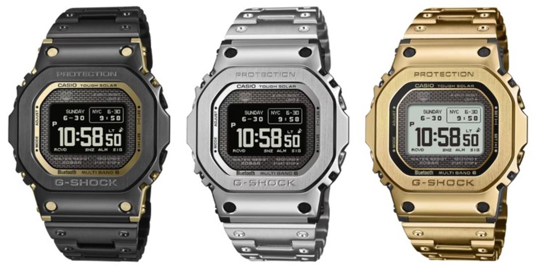 ساعت‌های سری G-Shock GMW-BZ5000 کاسیو در سه رنگ مختلف