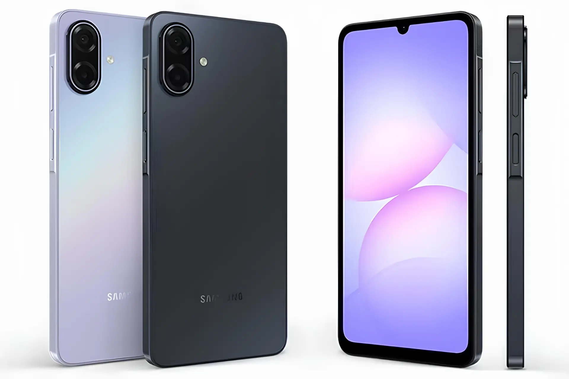 پنل پشت و جلو و رنگ‌بندی گوشی گلکسی A07 5G