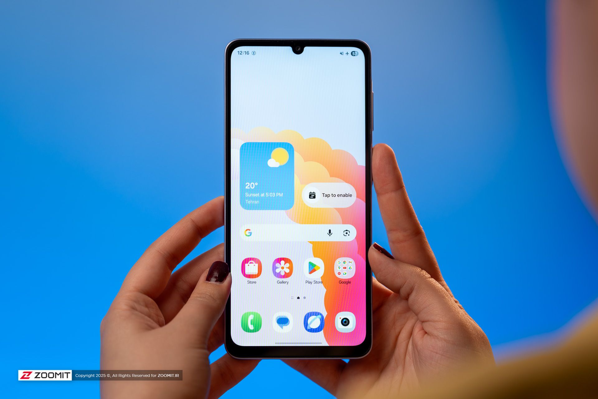 جلوی گوشی گلکسی A07