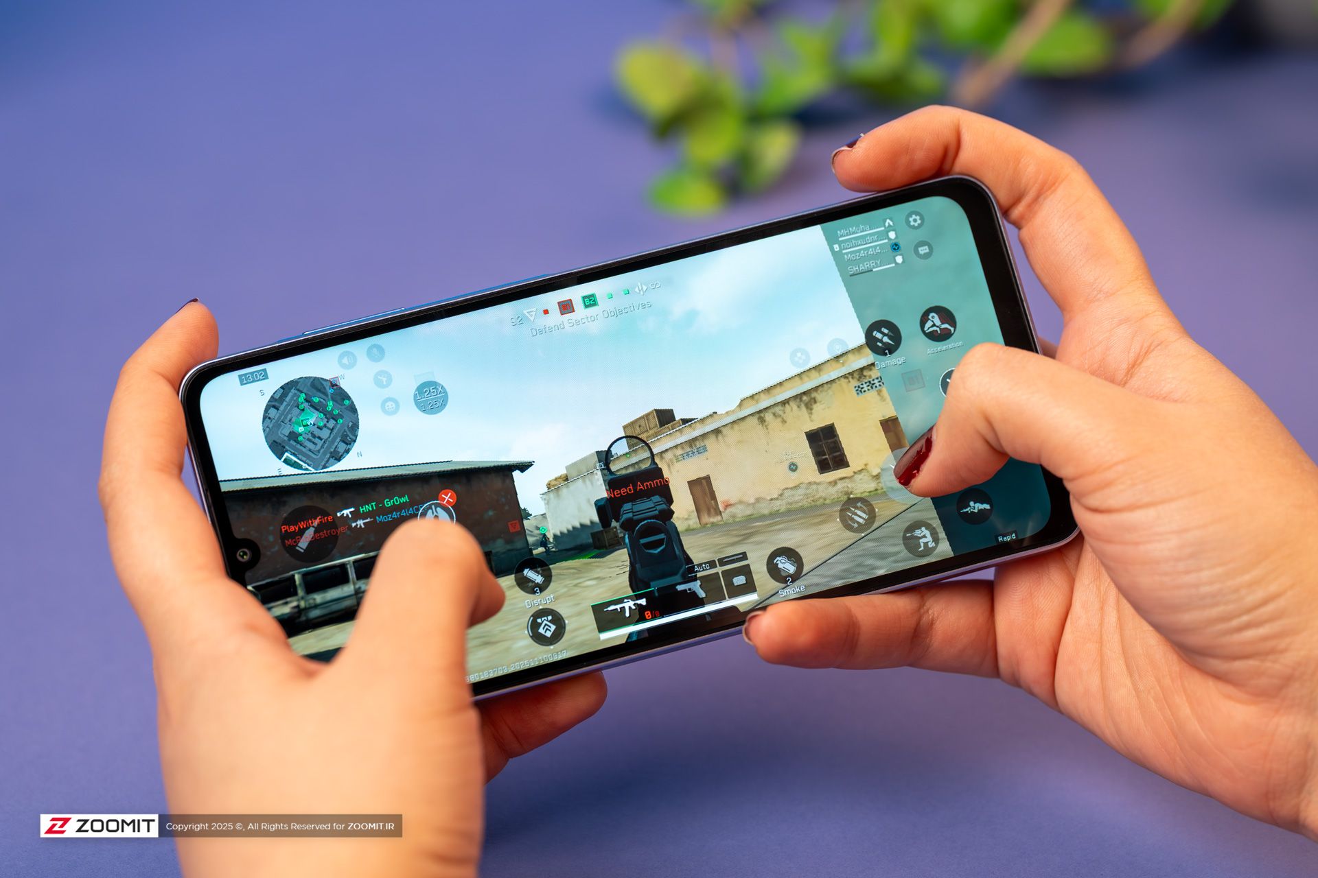 بازی کردن با گوشی گلکسی A07