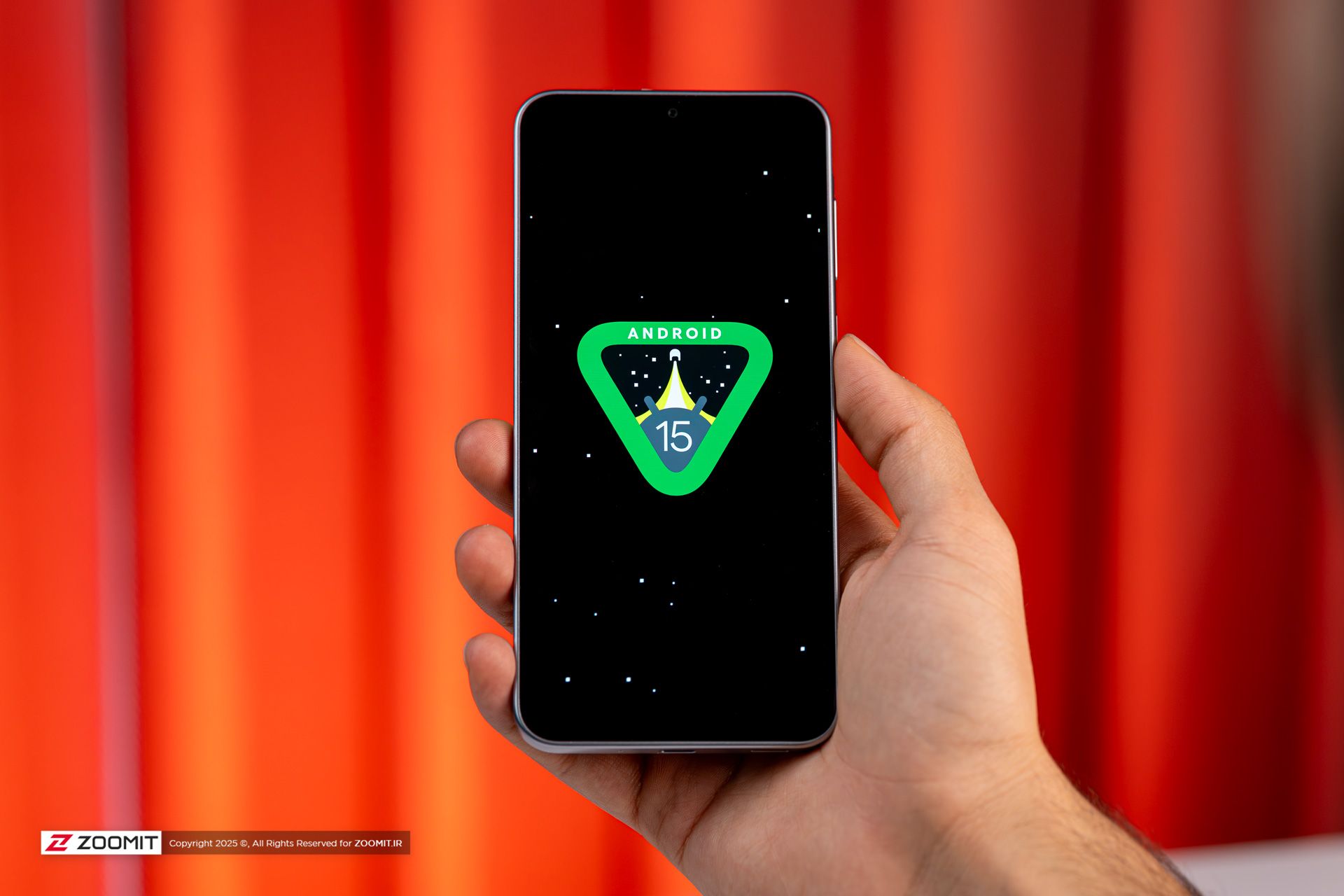 لوگو اندروید روی گلکسی A17