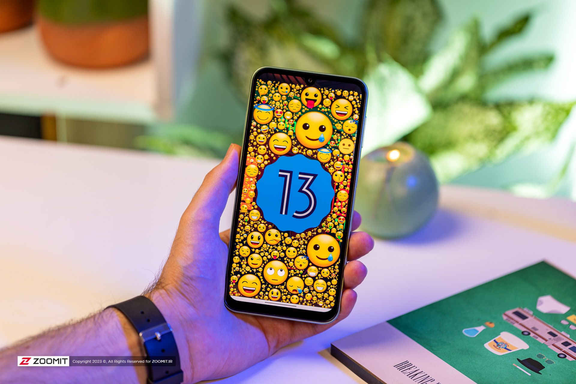 گلکسی A24 سامسونگ درحال اجرای اندروید ۱۳