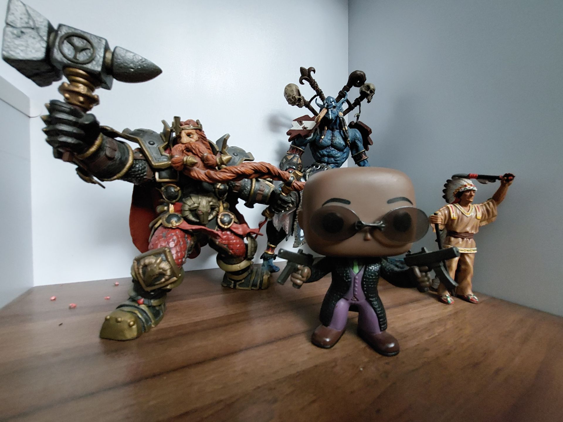 عکس ثبت شده با دوربین اولتراواید گلکسی A52s در نور کم و فعال بودن Night Mode