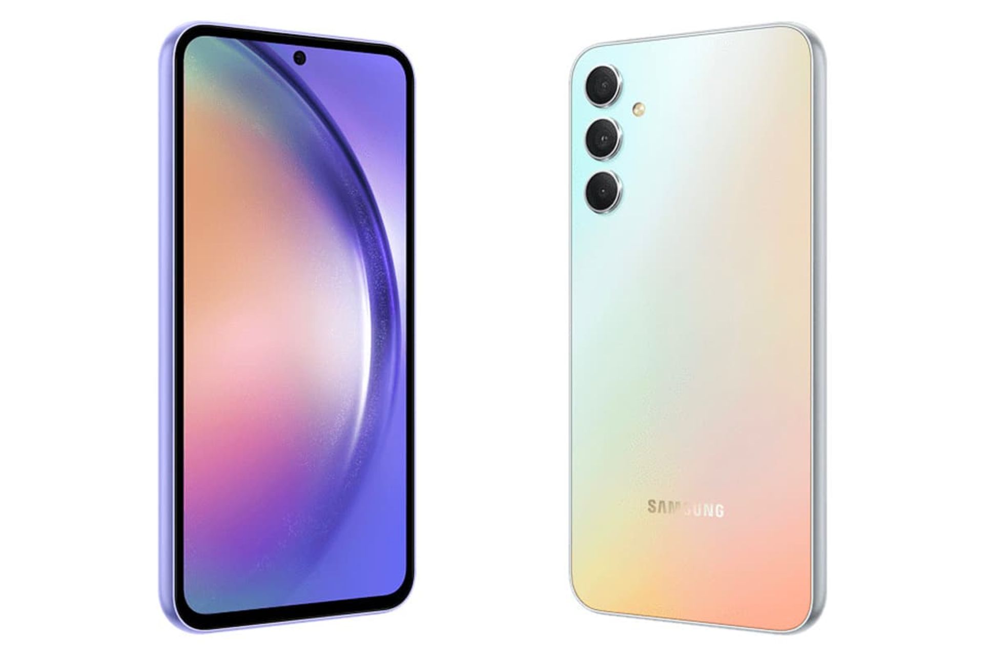 گلکسی A34 در کنار گلکسی A54 سامسونگ