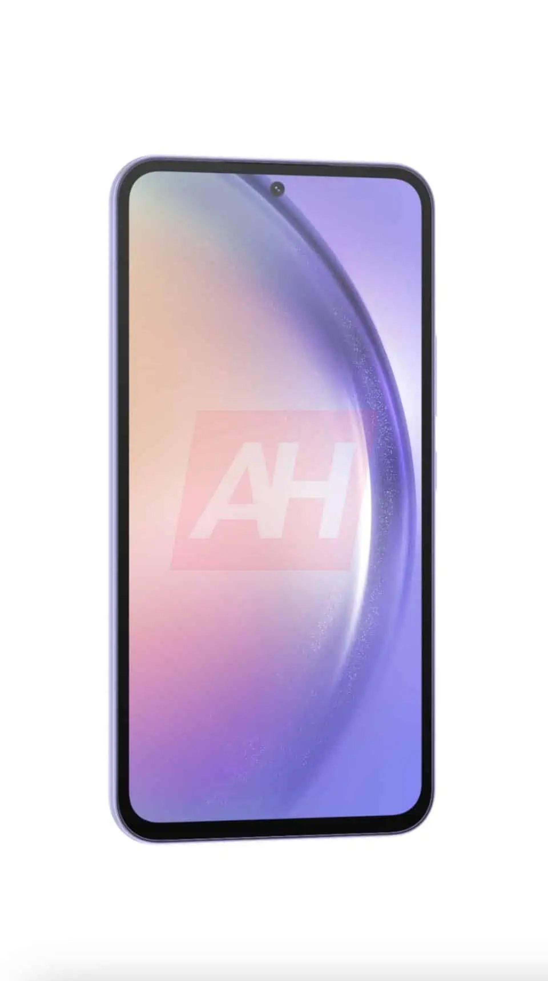 رندر نمای جلو گلکسی A54 5G