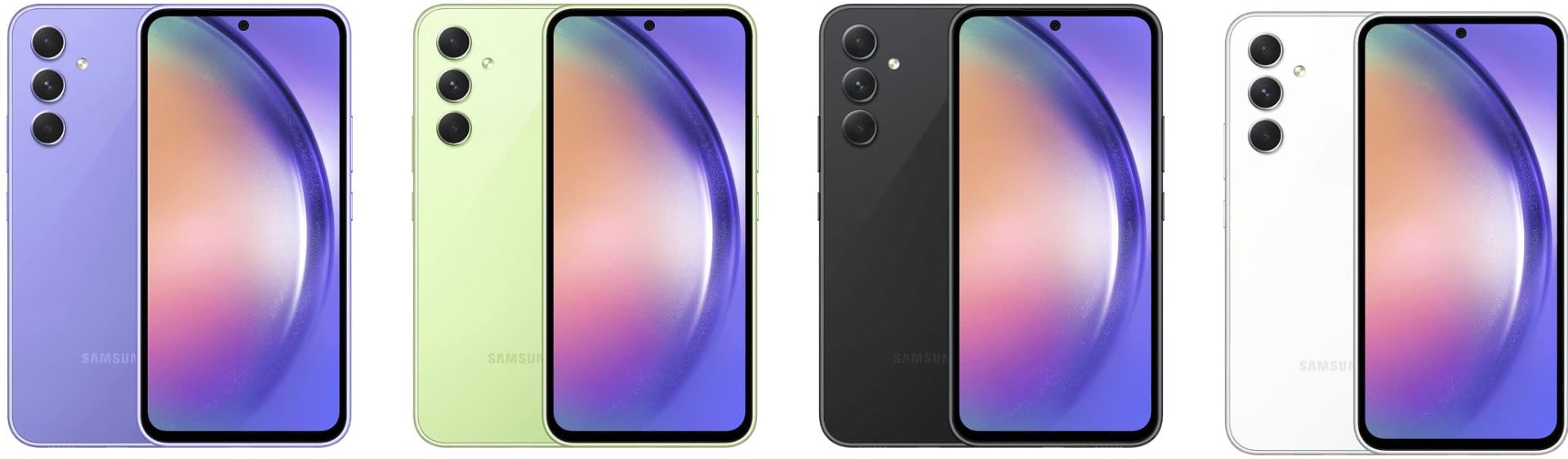رنگ بندی گلکسی A54 سامسونگ تصویر فاش شده