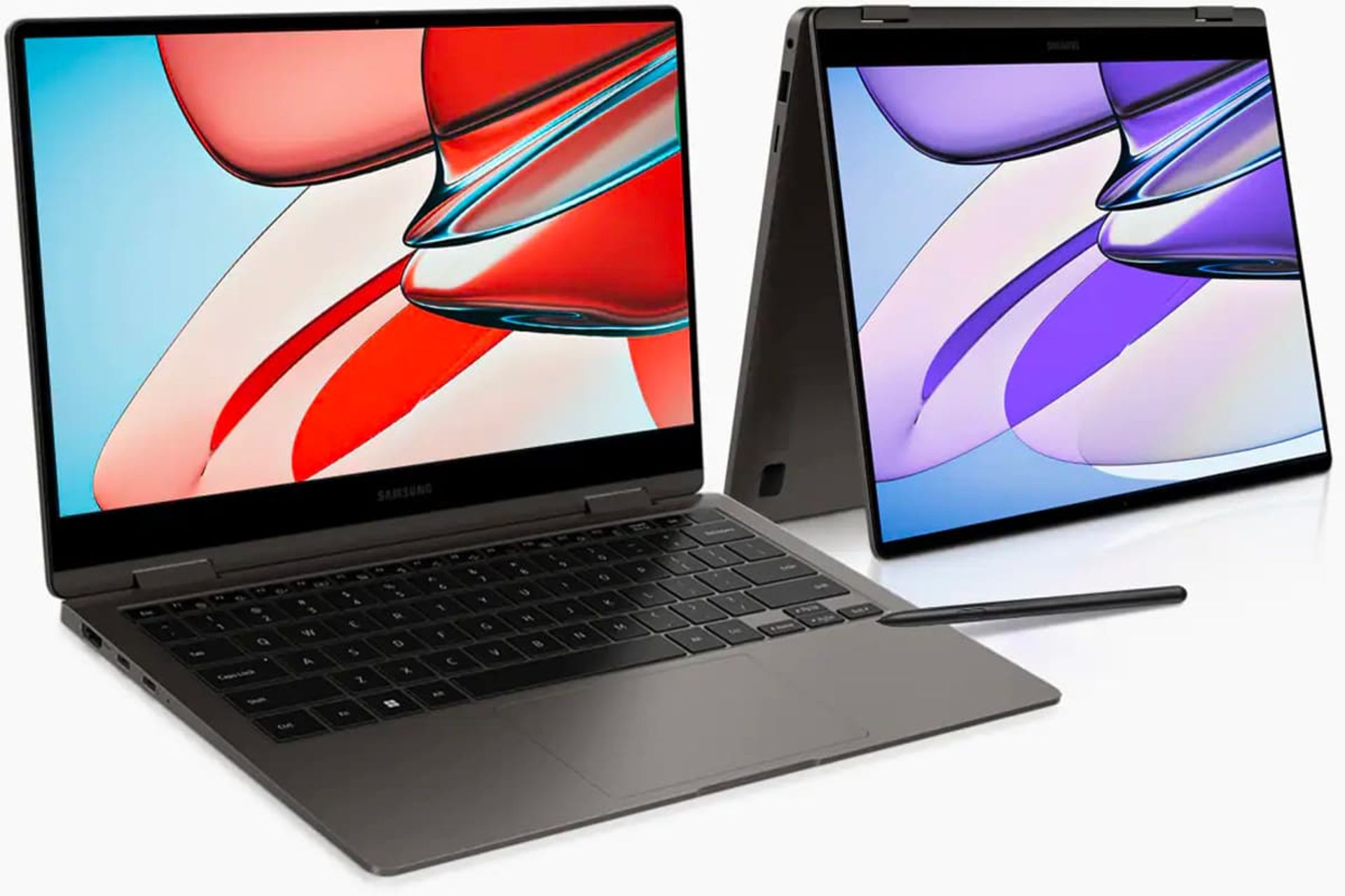 گلکسی بوک ۳ ۳۶۰ سامسونگ / Galaxy Book 3 360 در حالت لپ تاپ و تبلت