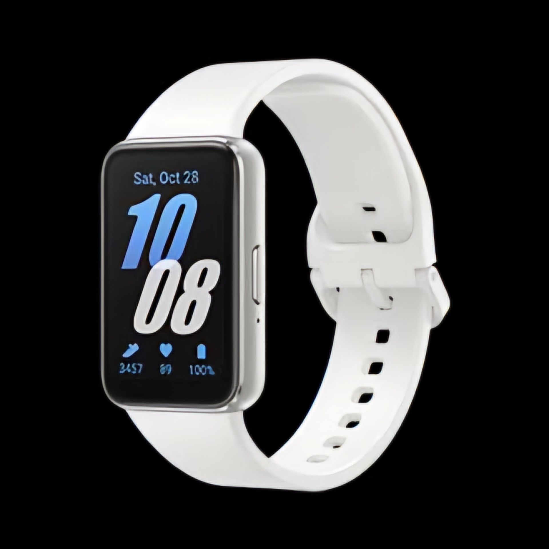 نمای روبه‌روی گلکسی فیت ۳ از سمت چپ